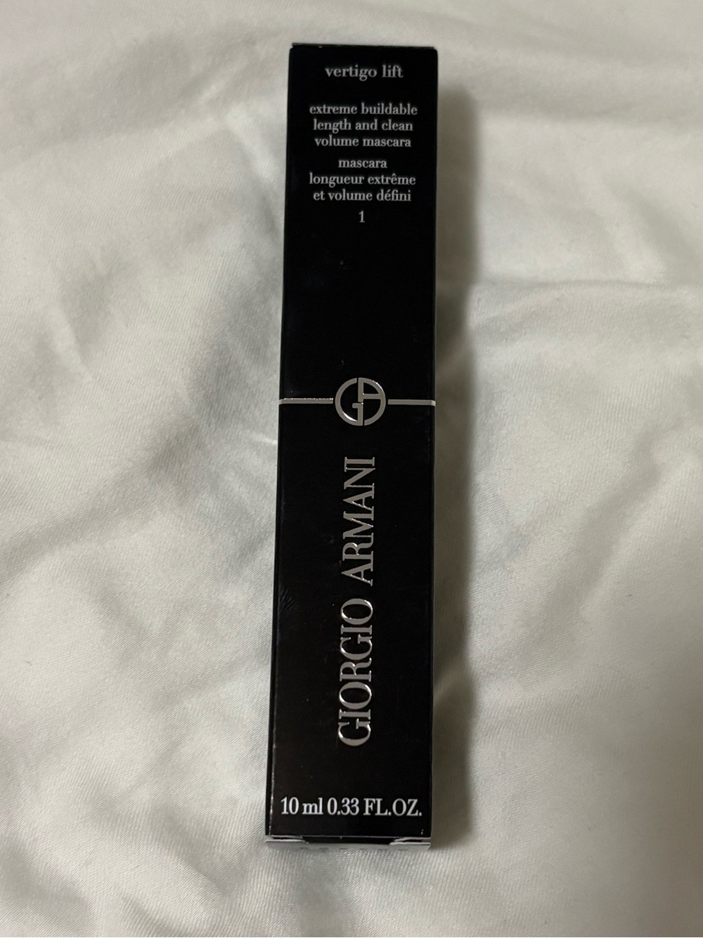Giorgio Armani Vertigo Lift Mascara - Black & Silver Packaging
